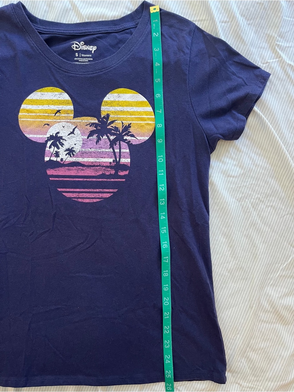 Disney Graphic Tee Mickey Tropical Sunset - Picture 5 of 7